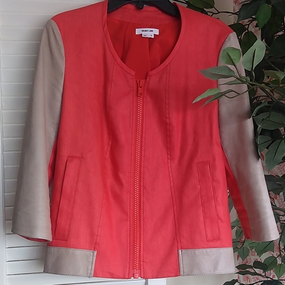 Helmut Lang jacket glossy twill bomber jacket - Picture 3 of 7
